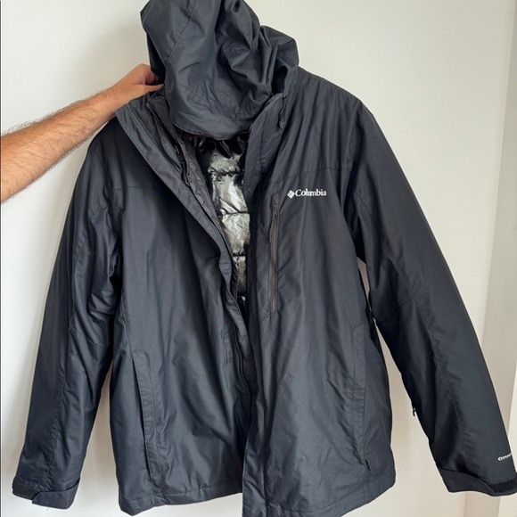 3 IN ONE: Columbia Men's Whirlibird IV Interchange Jacket, Waterproof & Breathab - Picture 9 of 9